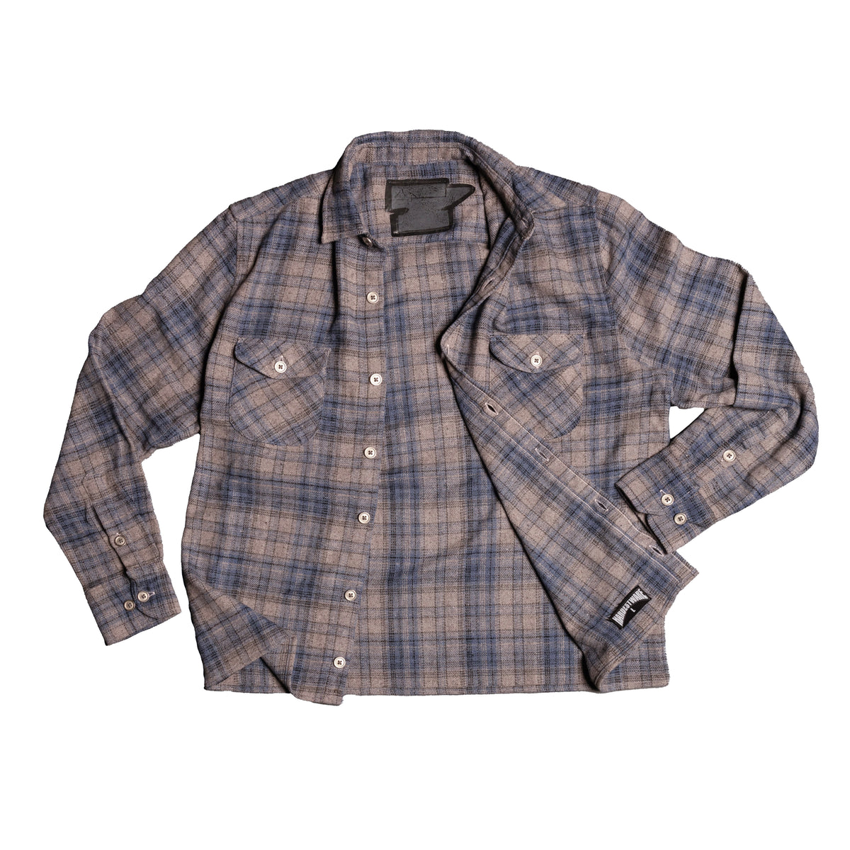 STAINED FLANNEL - GREY