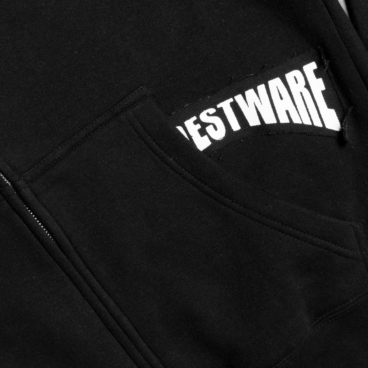 PATCHED ZIP-UP HOODIE- LIGHTWEIGHT